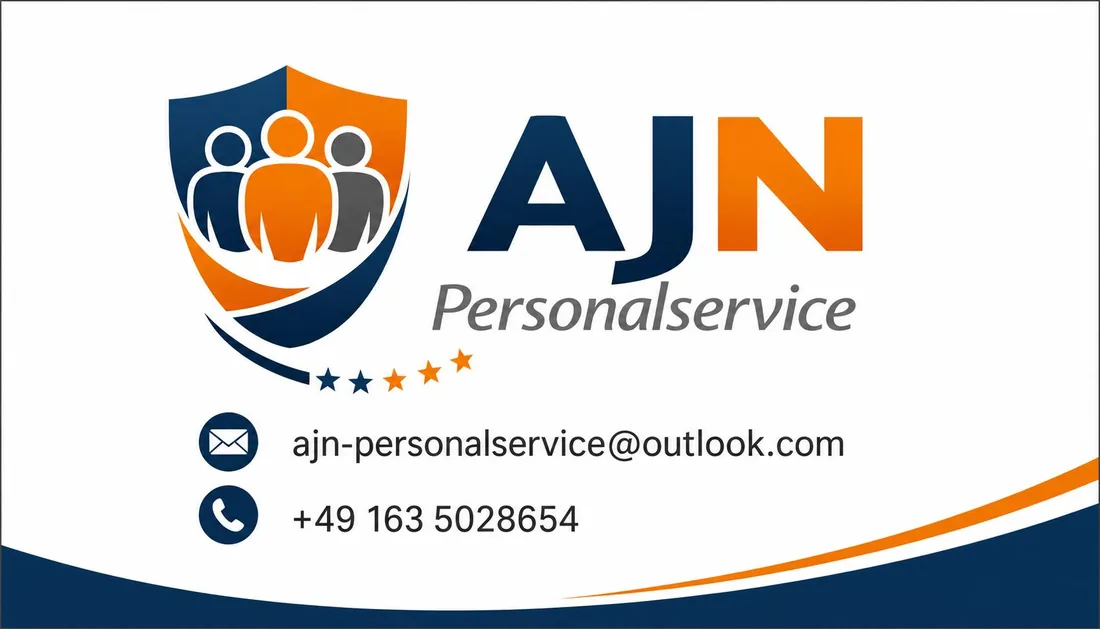 AJN Personalservice contact card